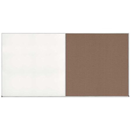 United Visual Products Enclosed Corkboard, 1 Door, 24"x36", 4" Fra UV3415-GOLD-AMETHY